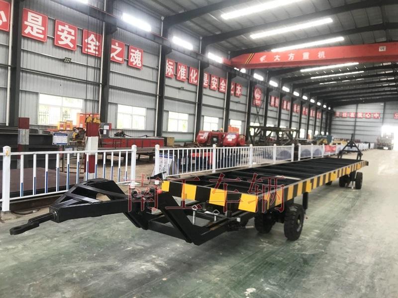 10吨骨架华亿手机平台-华亿（中国） 双牵引集装箱用全挂车