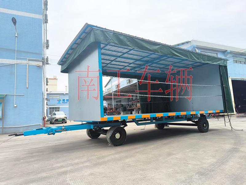 5吨雨篷拖车 牵引式雨棚华亿手机平台-华亿（中国）